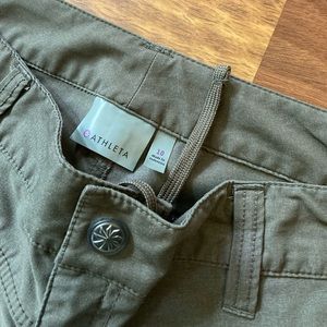 Athleta Dipper Pants, Size 10 Grey/Olive